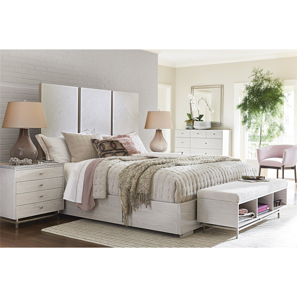 Stone Top Nightstand - Be Bold Furniture