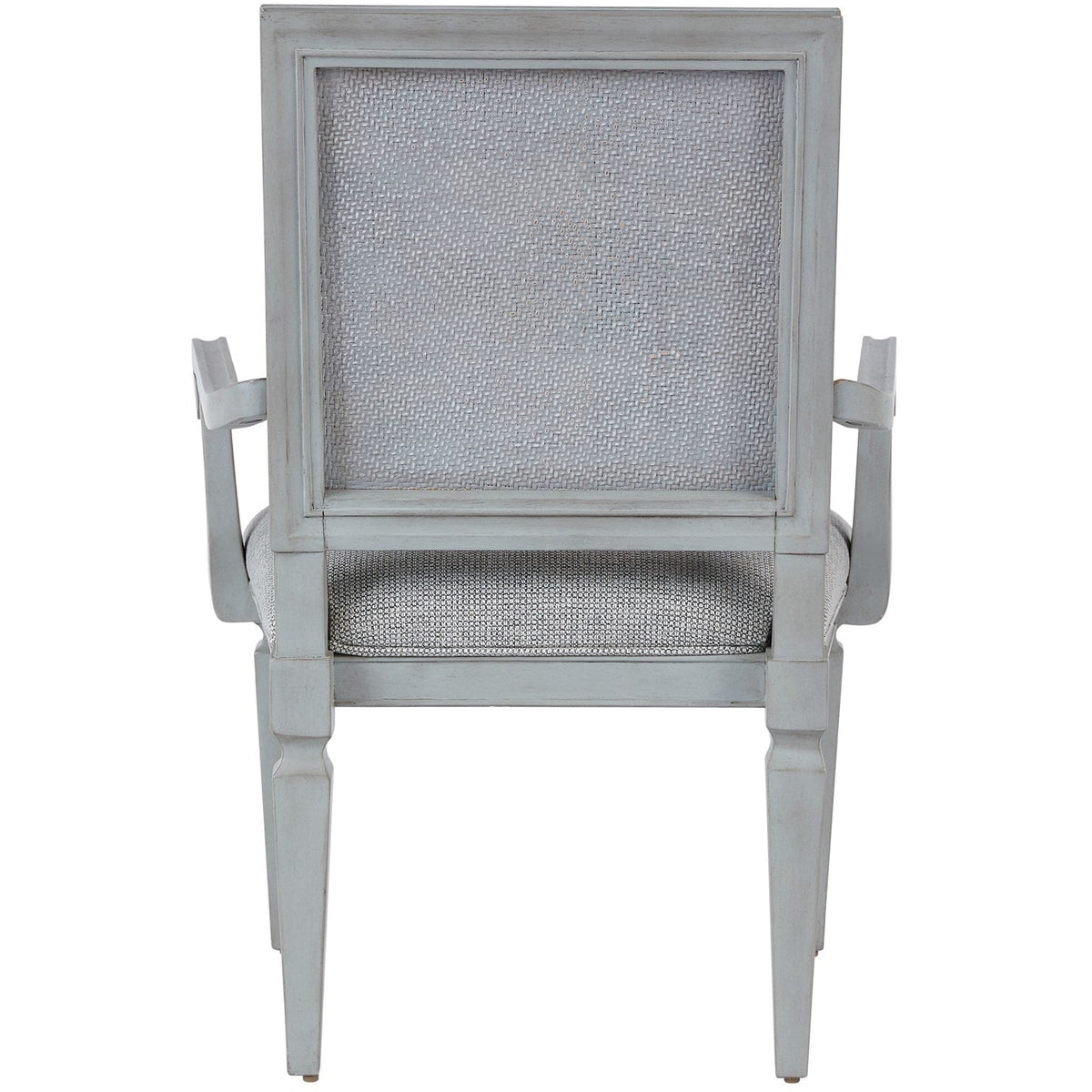 French Gray Woven Accent Arm Chair - Be Bold Furniture