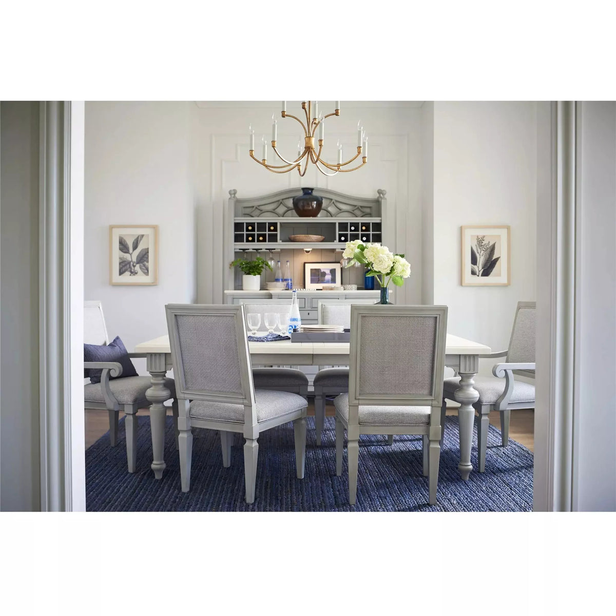 French Gray Dining Table - Be Bold Furniture