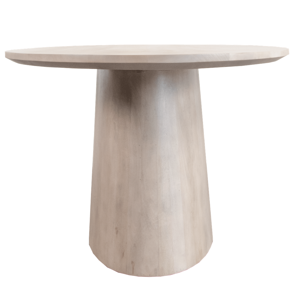 Merrick 84″ Oval Dining Table Cream - Be Bold Furniture