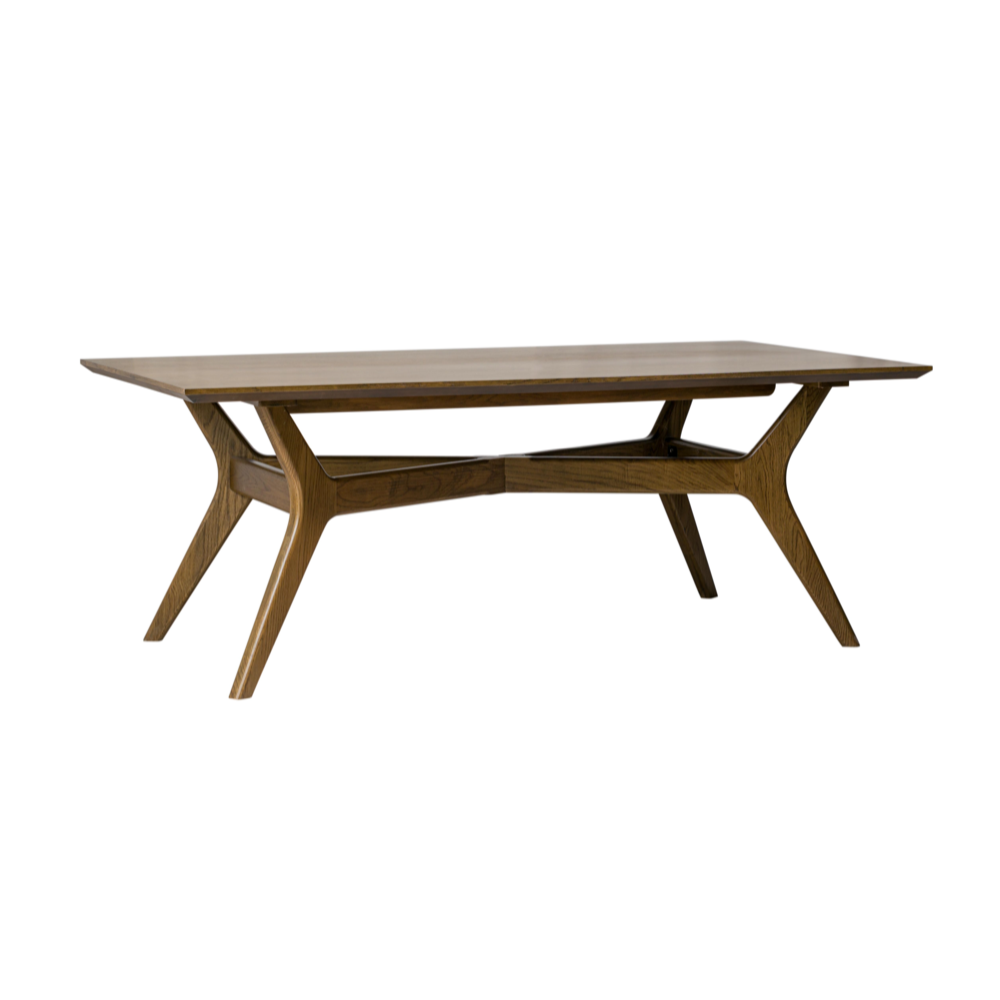 Ryker Dining Table Brown - Be Bold Furniture