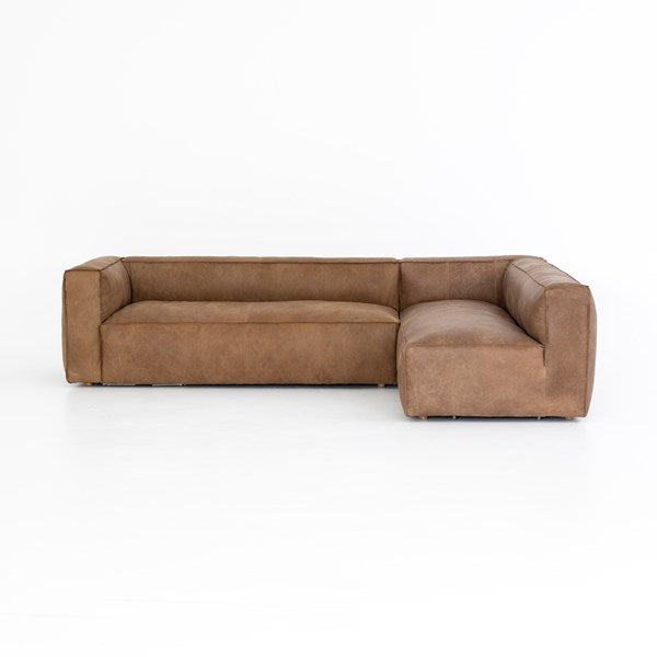 Nolita Sectional 2 Pc Left Chaise Facing Natural Washed - Be Bold Furniture