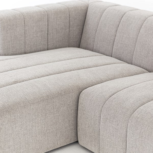 Langham Channeled 4-Pc Sectional Napa Sandstone Left Arm Facing - Be Bold Furniture