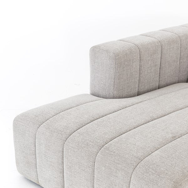 Langham Channeled 2 Pc Sectional Napa Sandstone - Be Bold Furniture