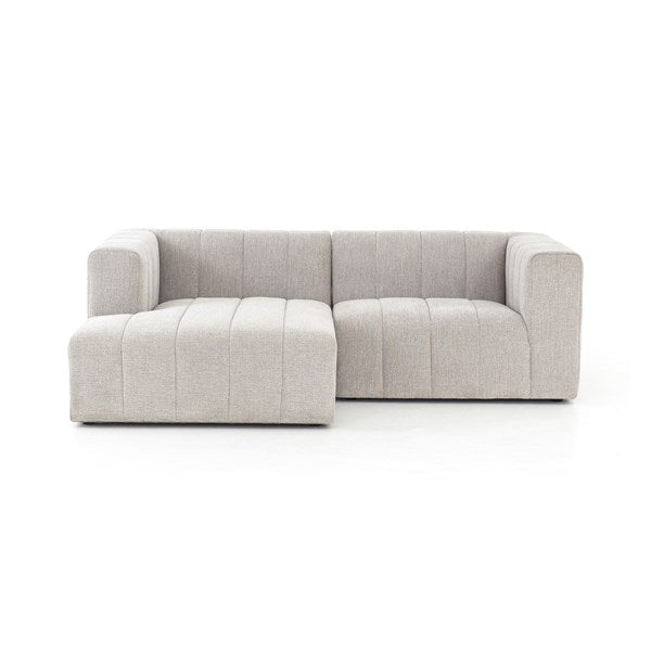 Langham Channeled 2 Pc Sectional Napa Sandstone - Be Bold Furniture