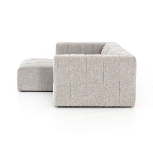 Langham Channeled 2 Pc Sectional Napa Sandstone - Be Bold Furniture