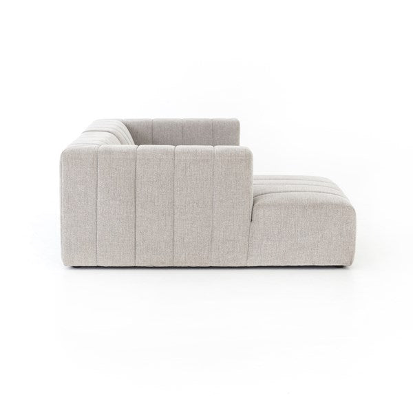 Langham Channeled 2 Pc Sectional Napa Sandstone - Be Bold Furniture