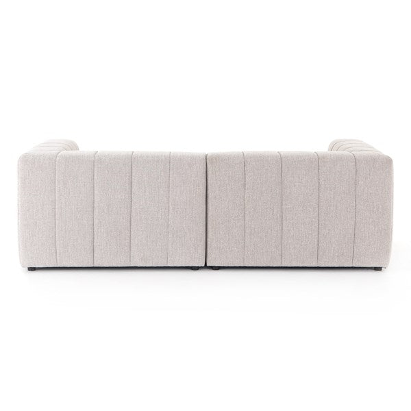Langham Channeled 2 Pc Sectional Napa Sandstone - Be Bold Furniture