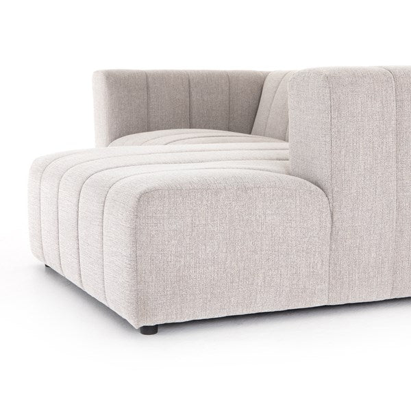 Langham Channeled 2 Pc Sectional Napa Sandstone - Be Bold Furniture
