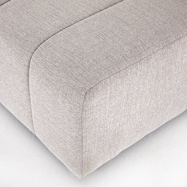 Langham Channeled 2 Pc Sectional Napa Sandstone - Be Bold Furniture