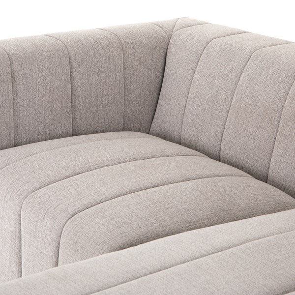 Langham Channeled 2 Pc Sectional Napa Sandstone - Be Bold Furniture