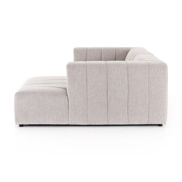 Langham Channeled 2 Pc Sectional Napa Sandstone - Be Bold Furniture