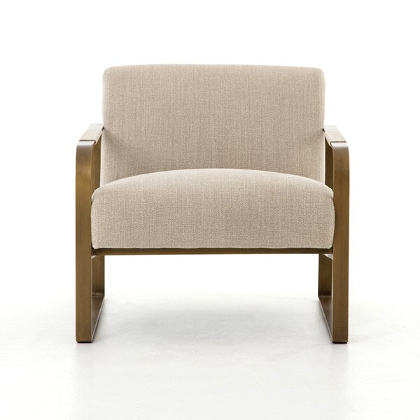 Jules Chair Stonewash Print Ecru - Be Bold Furniture