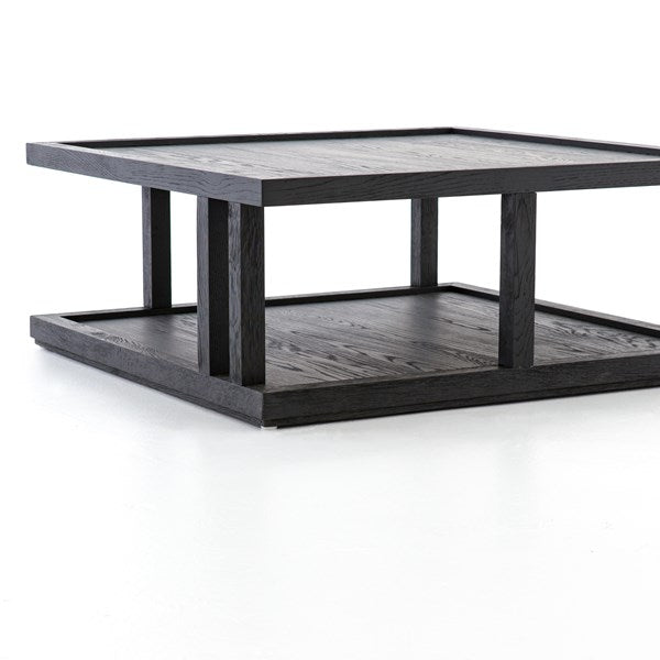 Charley Coffee Table-Drifted Black - Be Bold Furniture