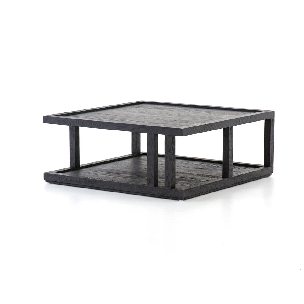 Charley Coffee Table-Drifted Black - Be Bold Furniture