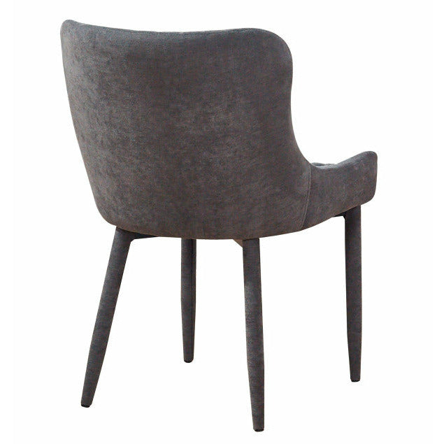 Draco Grey Velvet Chair - Be Bold Furniture