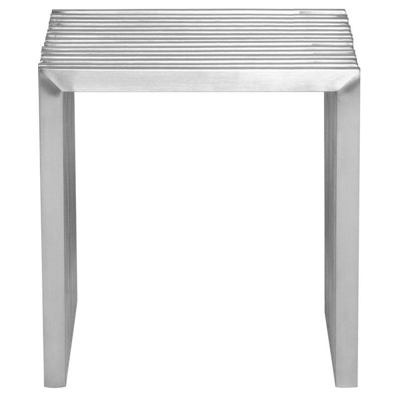 Amici Jr Bench Bushed Stainless 15.8″ - Be Bold Furniture