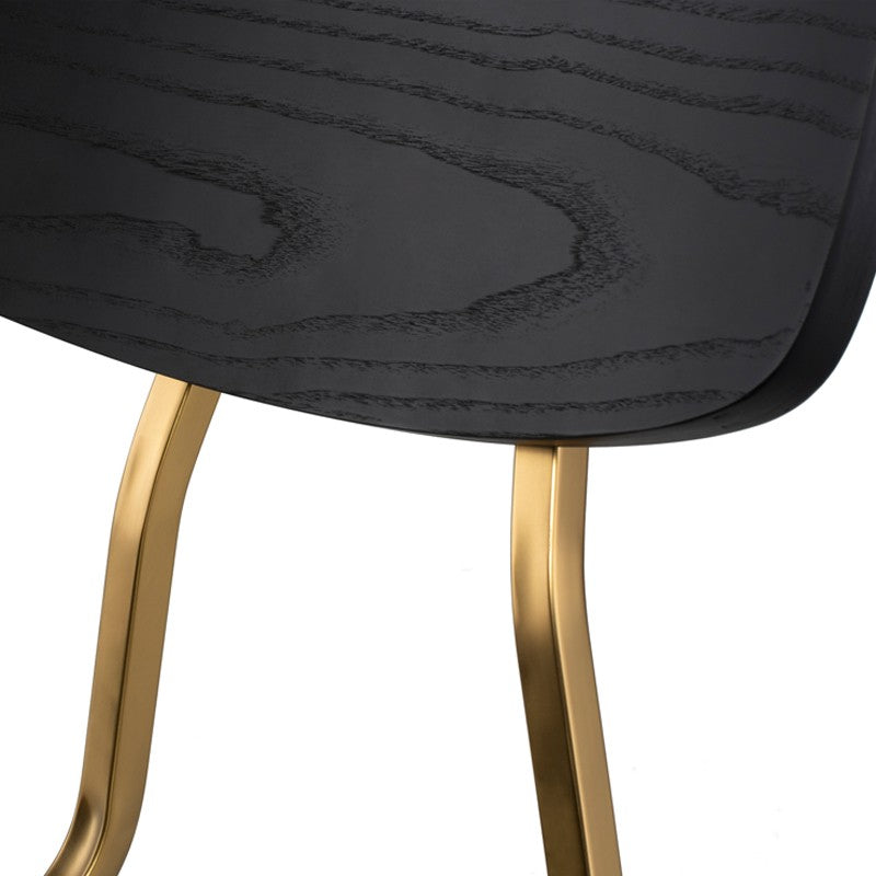 Scholar Dining Chair Black Oak 20.5″ - Be Bold Furniture