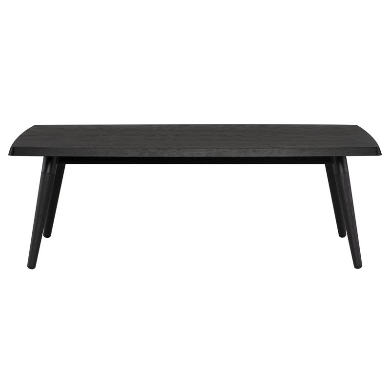 Scholar Coffee Table Black Oak 47.3″ - Be Bold Furniture