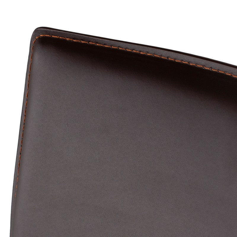 Sienna Dining Chair Brown Leather 18″ - Be Bold Furniture