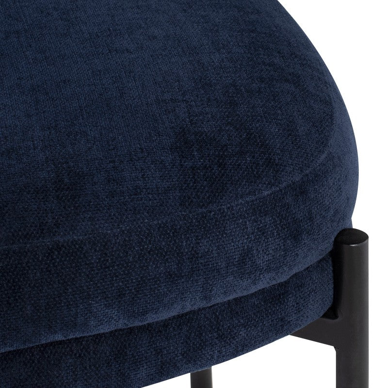 Inna Bar Stool Twilight/Matte Black 17″ - Be Bold Furniture