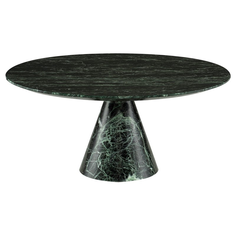 Claudio Coffee Table Green Marble 35.5″ - Be Bold Furniture