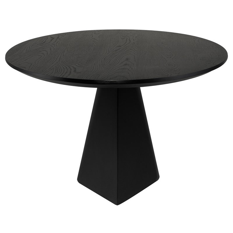 Oblo Dining Table Oynx/Black Steel - Be Bold Furniture