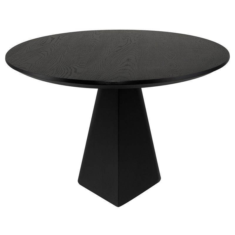 Oblo Dining Table Oynx/Black Steel - Be Bold Furniture