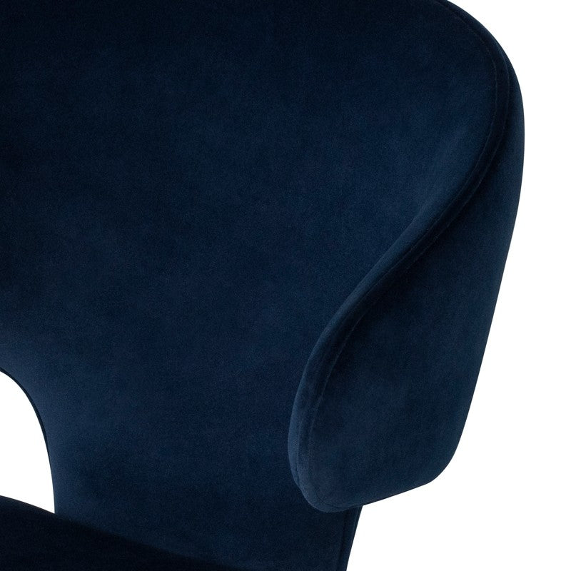 Bandi Dining Chair Dusk Velour 22.8″ - Be Bold Furniture