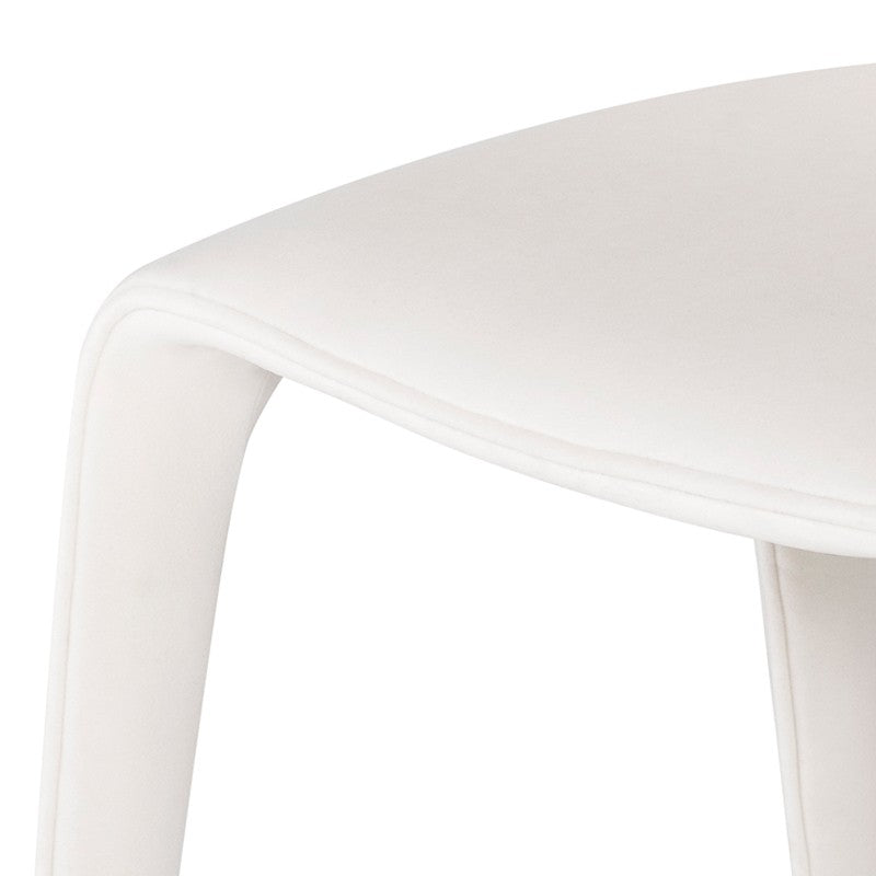 Bandi Dining Chair Oyster Velour 22.8″ - Be Bold Furniture
