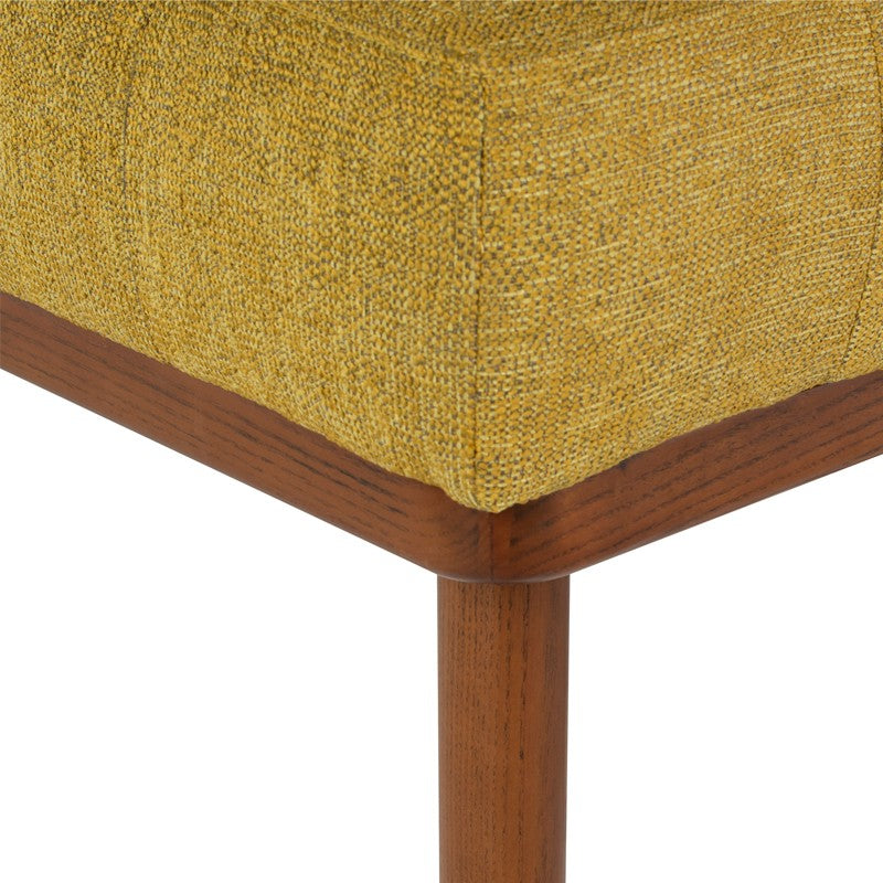 Arlo Bench Palm Springs Boucle/Walnut Stained Ash 60.3″ - Be Bold Furniture