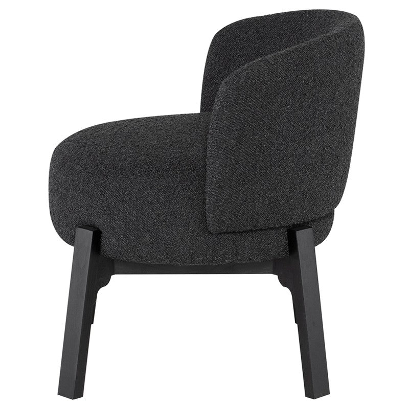 Adelaide Dining Chair Licorice/Black Ash 24″ - Be Bold Furniture