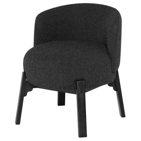 Adelaide Dining Chair Licorice/Black Ash 24″