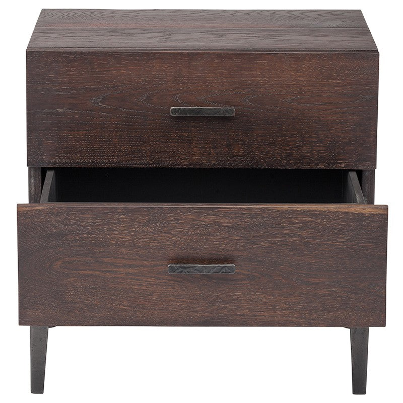 Prana Side Table Seared Oak 21.8″ - Be Bold Furniture