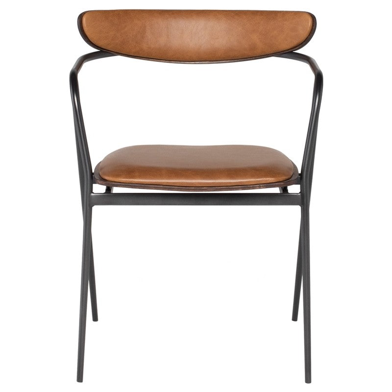 Gianni Dining Chair Activated Charcoal Boucle/Black Steel Frame 21.5″ - Be Bold Furniture