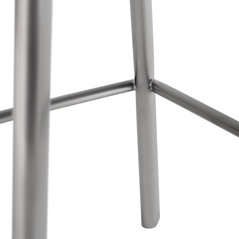Icon Bar Stool Brushed Graphite 16″ - Be Bold Furniture