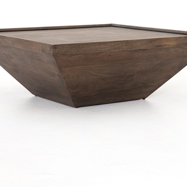Drake Coffee Table Aged Brown - Be Bold Furniture
