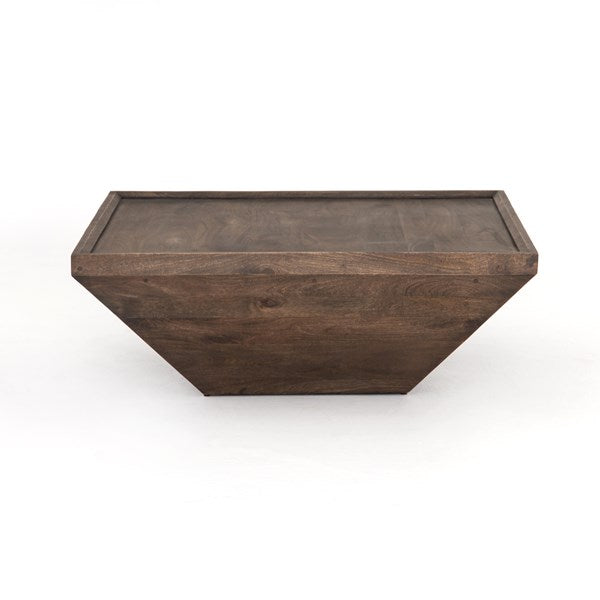 Drake Coffee Table Aged Brown - Be Bold Furniture