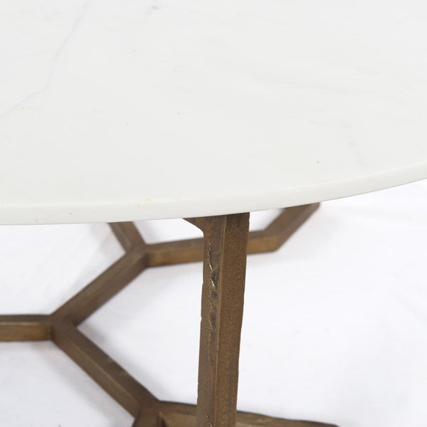 Naomi Coffee Table-Raw Brass - Be Bold Furniture