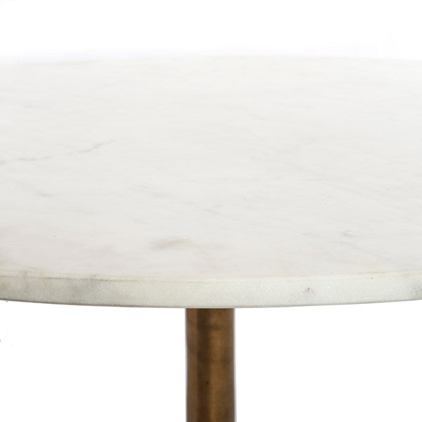 Helen Round Coffee Table-Raw Brass - Be Bold Furniture