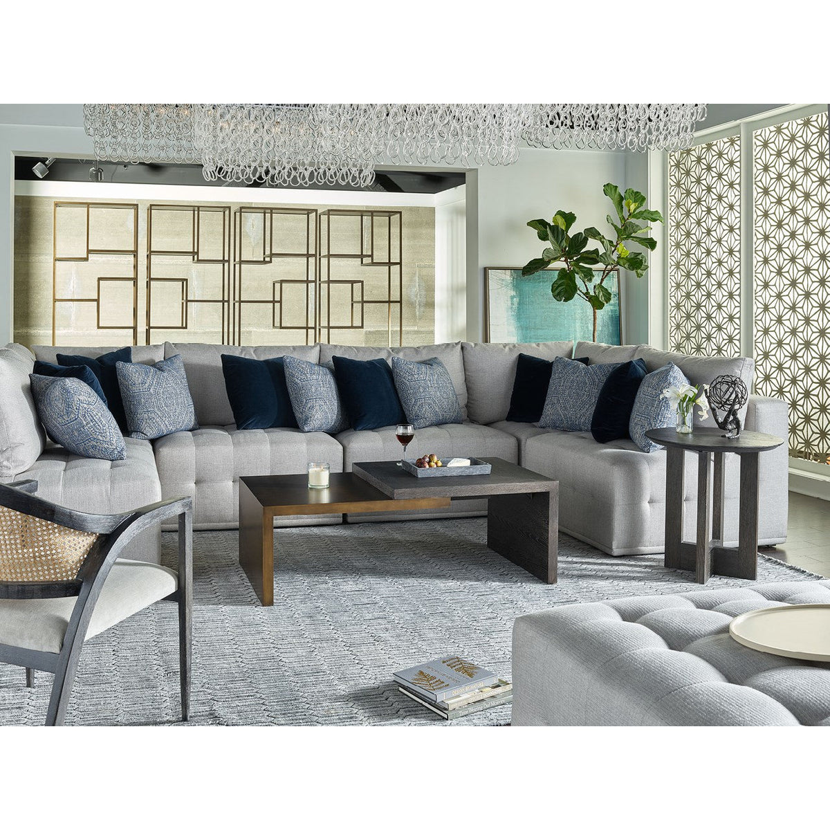 Donovan 4 Piece Modular Sectional - Be Bold Furniture