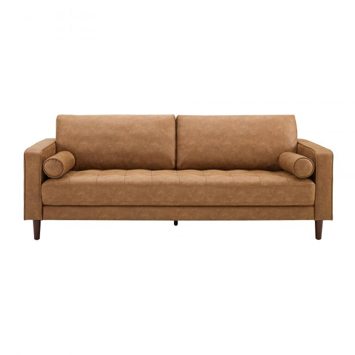 Cave Brown Sofa 76" - Be Bold Furniture