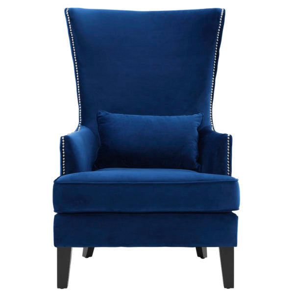 Bristol Blue Tall Chair - Be Bold Furniture