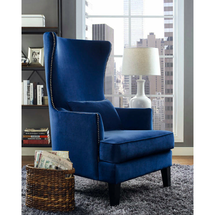 Bristol Blue Tall Chair - Be Bold Furniture