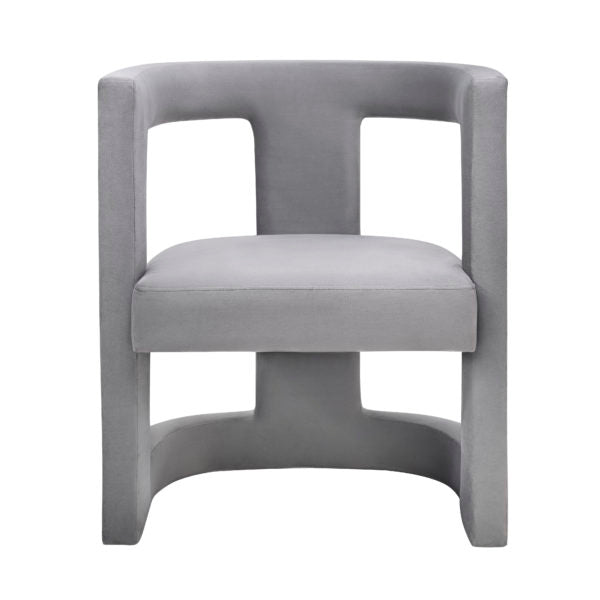 Ada Grey Velvet Chair - Be Bold Furniture