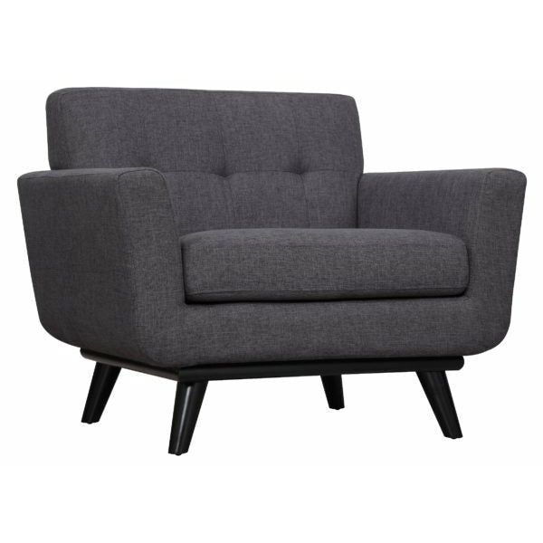 James Grey Linen Chair - Be Bold Furniture