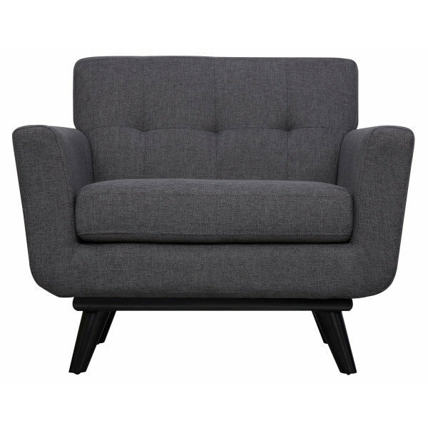 James Grey Linen Chair - Be Bold Furniture