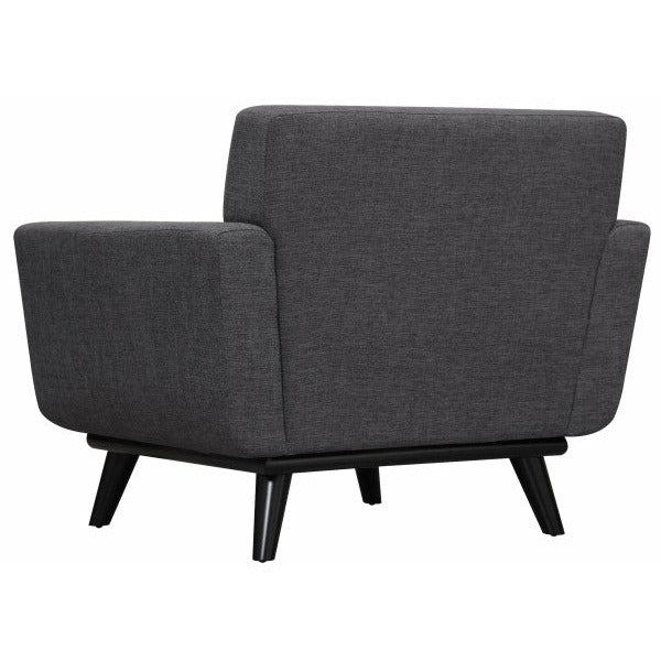 James Grey Linen Chair - Be Bold Furniture