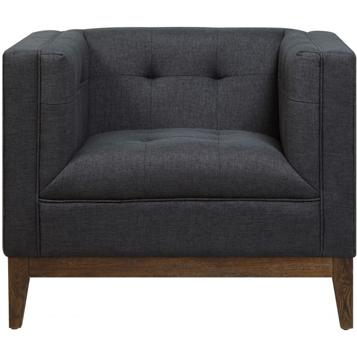Gavin Grey Linen Chair - Be Bold Furniture