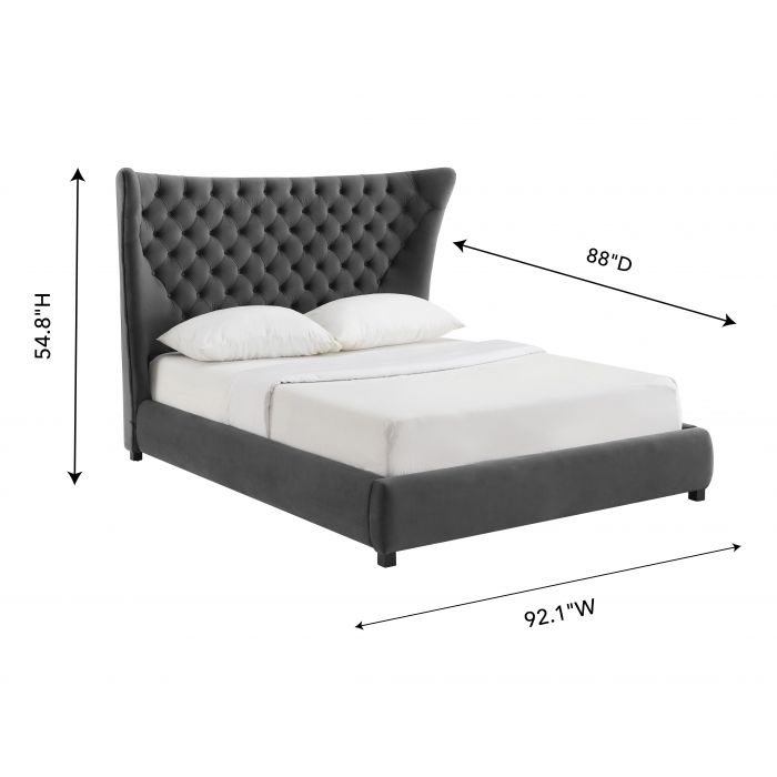 Sassy Grey Velvet - Be Bold Furniture